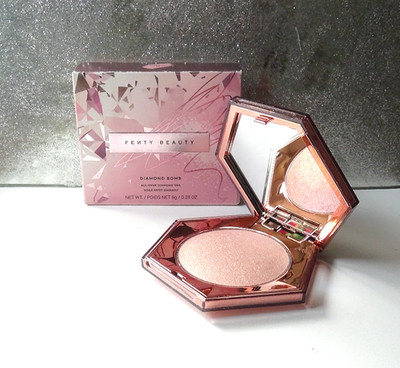 Fenty Beauty Diamond Bomb All-Over Diamond Veil in 02 Rose Rave 8g Full Size Neu