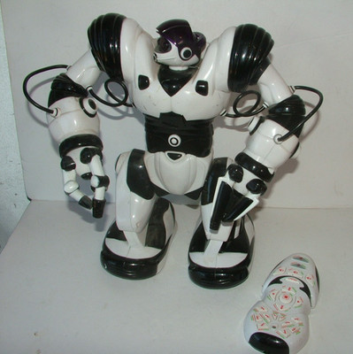 Vintage 2004 WowWee Robosapien Roboter Spielzeug 14 Zoll hoch