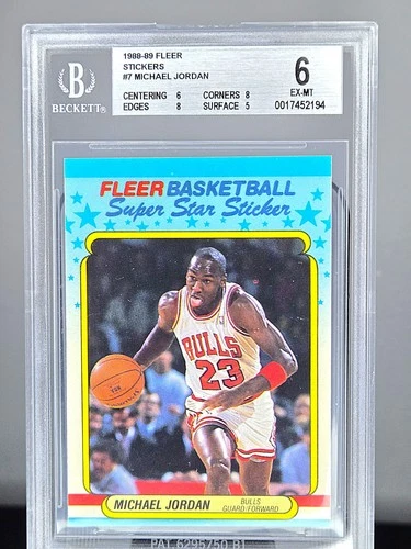 Jordan 1988 Fleer Jordan #7