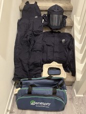 Enespro 40 Cal Arc Flash PPE Kit Jacket, Bibs, Helmet Size EXTRA LARGE XL32