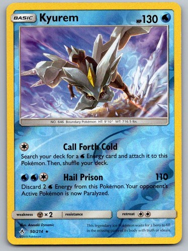 Kyurem 50/214 Unbroken Bonds Reverse Holo LP