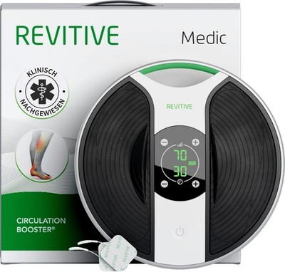 Revitive Medic Durchblutungs-Stimulator EMS & TENS, 2 Programme, 2 Kanäle
