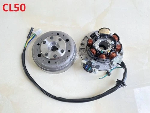 Honda CD50 CD70 C50 CL50 CL70 Flywheel Electronic Ignition Assembly.