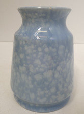 VINTAGE AUSTRALIAN POTTERY TRENT WARE STUDIO BLUE GLAZE VASE ART DECO