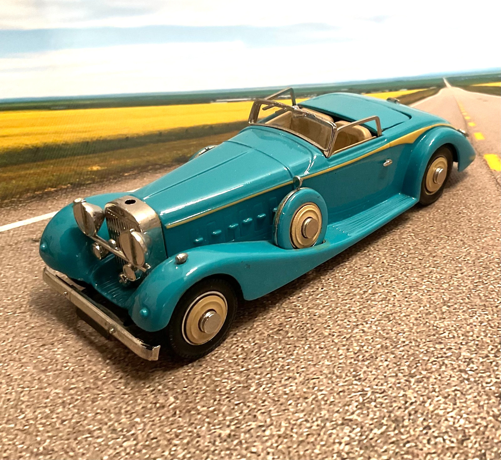 MODELOS OCCIDENTALES REINO UNIDO 1980 Hecho a mano WMS 20X 1933 V12 HISPANO SUIZA 68 'SAOUTCHIK'