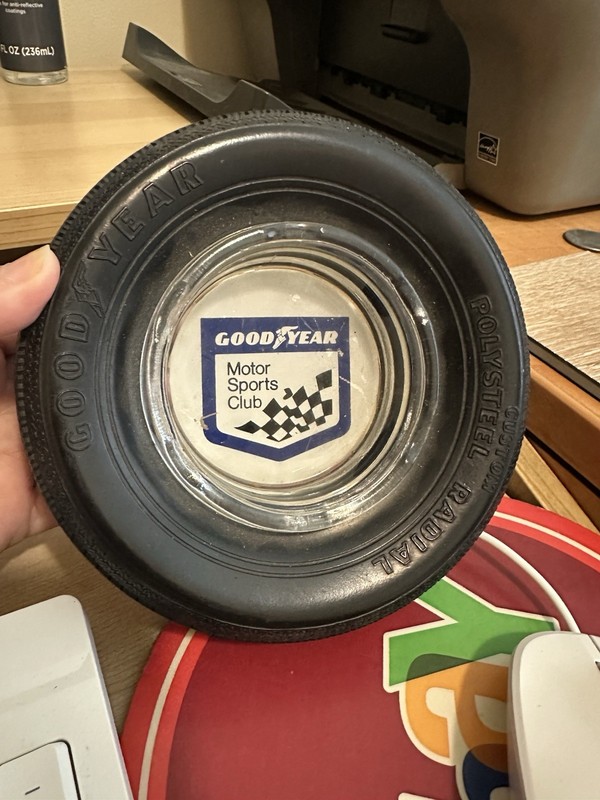 VTG 1950s-80s_Goodyear Promotional Ashtray_Radial Tire.