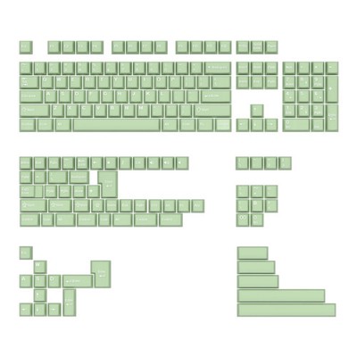  Keycap Double Shot Botanical PBT Keycaps Cherry Profile for Mechanical Keyboard