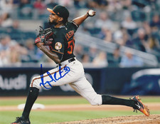 MIGUEL CASTRO BALTIMORE ORIOLES  ACTION SIGNED 8x10