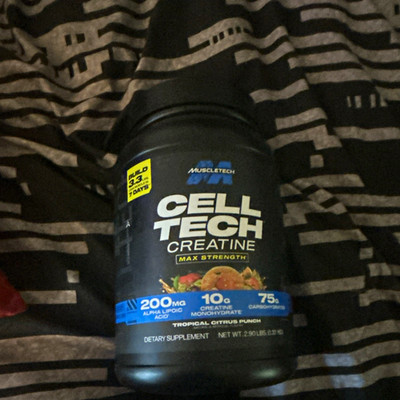 MuscleTech Cell-Tech Creatine Powder w/ Creatine Monohydrate, 2.90 lb