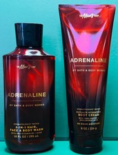 NEW MEN'S  ADRENALINE  2PC GIFT SET  Bath  Body Works  SHIPS FREE 