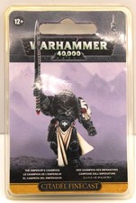 Warhammer 40K Classic Black Templar Emperor's Champion Finecast OOP - Sealed