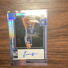 Panini 2022-23 Donruss Signature Series Kennedy Chandler RC Auto NBA Card
