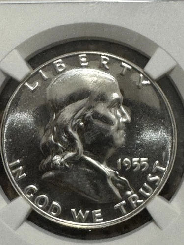 1955 Proof Franklin Half Dollar, NGC PR65, Free shipping