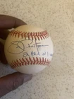 Joe Pepitone Signed OAL Baseball 2 HRs In 1 Inning COA Yankees Cubs Auto
