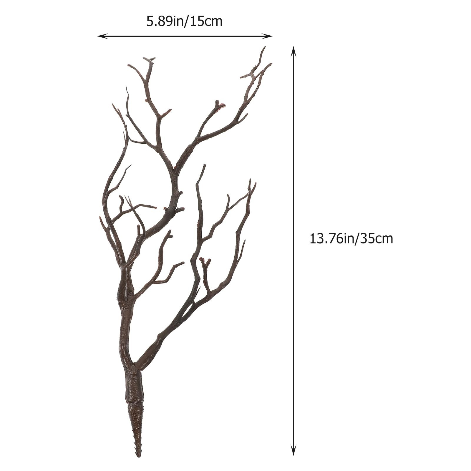 Plastic Tree Branches 4Pcs Manzanita Branches Halloween Decor Artificial Antl...