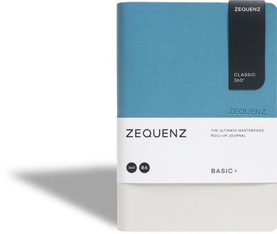 ZEQUENZ B6 Notizbuch Arctic Sky Basic Plus PU Einband Büro Schule kreativ