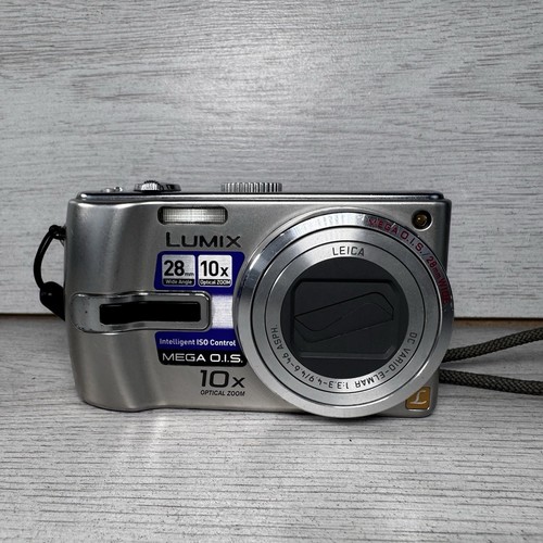 Panasonic Lumix DMC-TZ3 7.2MP Digital Camera - Silver - Tested Read Below👇