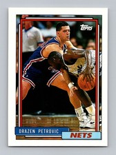 1992-93 Topps #234 Drazen Petrovic Near Mint or Better