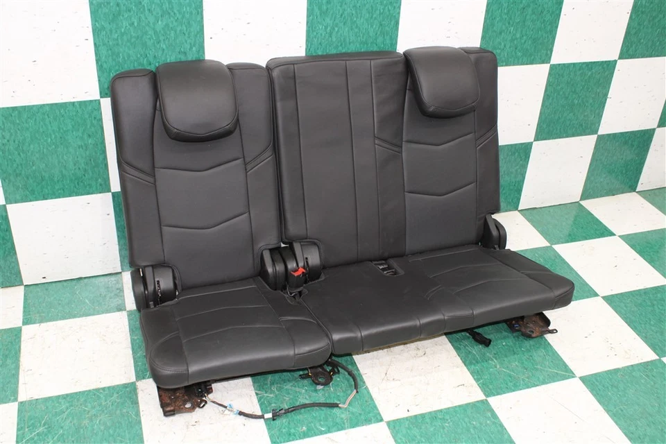 16' ESCALADE Power Folding Black Leather Rear Back Third 3rd Row Seat Assembly Foto 2 de 4
