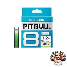 NEW Shimano Pitbull PE Line 8-strand braid 200m No. 1.2 Lime Green 27.0lb