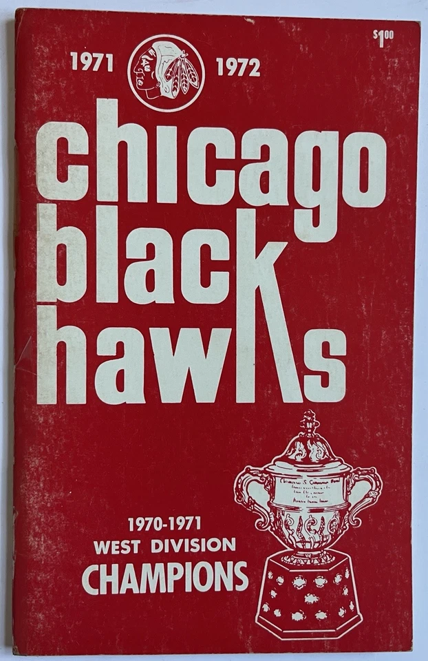 Vintage Chicago Blackhawks Yearbook Lot 1969–73 Bobby Hull NHL Hockey - Image 2 of 4