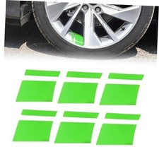 6PCS Car Wheel Rim Stripe Decals, Car Reflective Stickers, Reflective Green