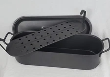 Fish Corn Carrot or Asparagus Poacher Pan 3 Pieces 17 inch