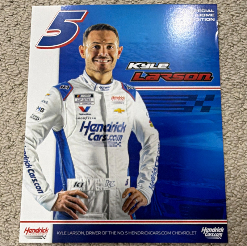 Hendrick Motorsports Kyle Larson #5 NASCAR Hero Card  HendrickCars