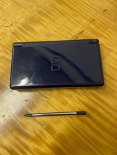 Nintendo DS Lite Enamel Navy Console W/Pen Japan Ver Tested Working Used