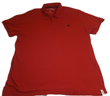 Aeropostale A87 Men's Red Short Sleeve Cotton Blend Polo Shirt Size 2XL