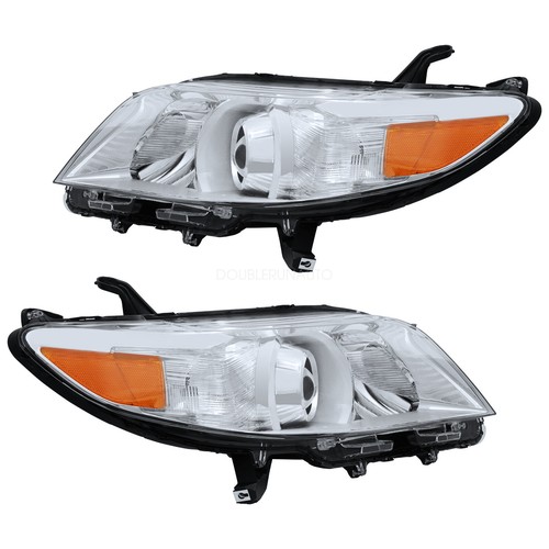 Headlights Assemblies For 2011 2012 2013 Toyota Sienna Left+Right Pair - Picture 2 of 8
