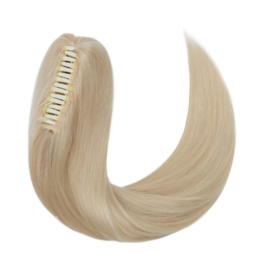 Thick Long Straight Jaw/Claw Clip in 100% Remy Human Hair Ponytail Extension - Picture 34 of 36