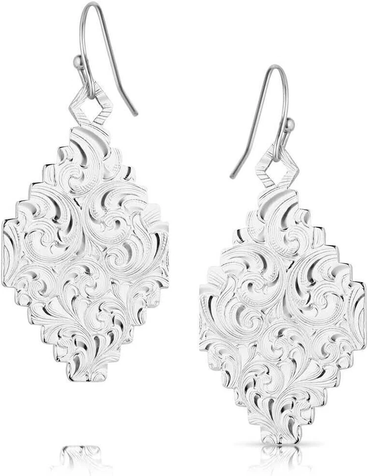 Brincos Montana Silversmiths Diamond of the West turquesa - ER5661 - Imagem 2 de 4