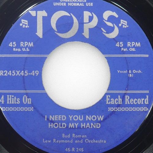 BUD ROMAN, GAYLE LARSON Papa Loves Mambo TOPS R245X45-49 VG+ 45rpm - Picture 3 of 4