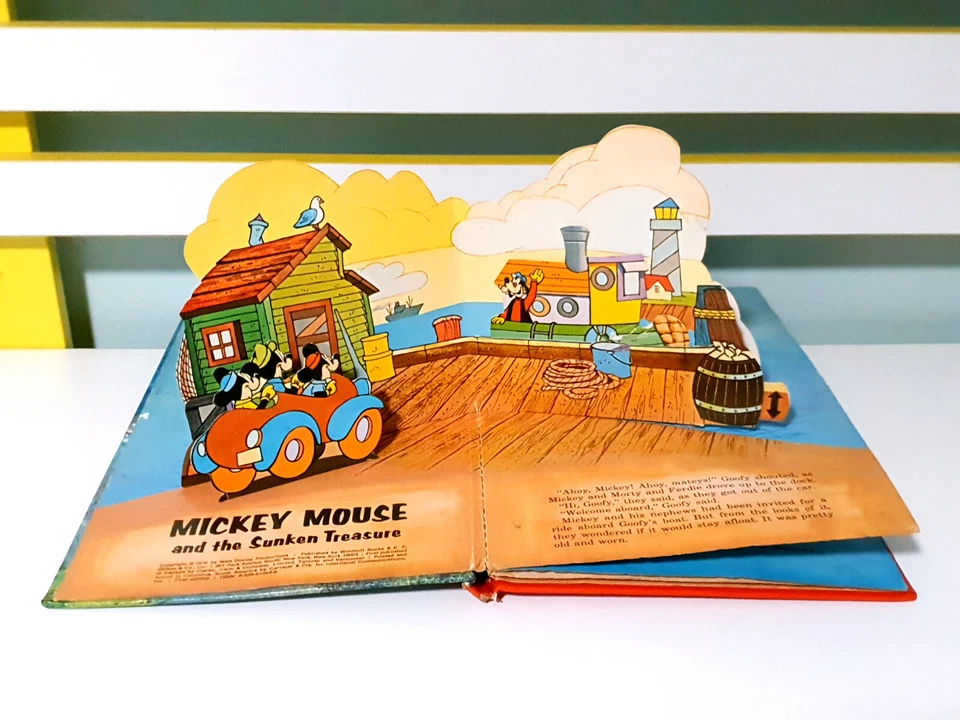 Mickey Mouse and the Sunken Treasure Pop-Up Turn-Around Book! Read it Both Ways! - Image 2 of 4