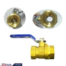 1/2 Inch Female Full Port 300WOG NPT Brass Ball Valve FIP Threaded DN15 USA Gift