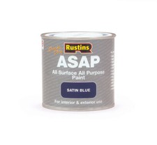 Rustins Quick Dry ASAP All Surface All Purpose Paint All Colours 250ml/500ml/1L