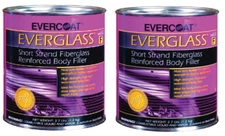 Evercoat Everglass Short Strand Fiberglass Reinforced Filler (2 Pack)