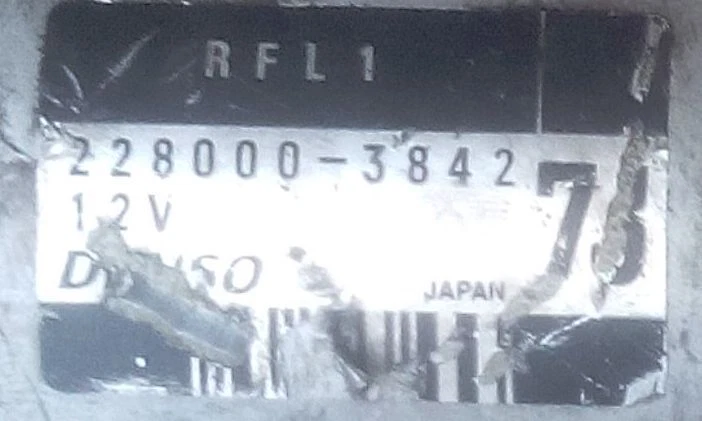 STARTER MAZDA R2 RF 8 VÁLVULAS 2,2cc 2,0cc DIESEL CON 9 ESTRÍAS TRACCIÓN TRASERA Y TRACCIÓN DELANTERA USADO Foto 3 de 4