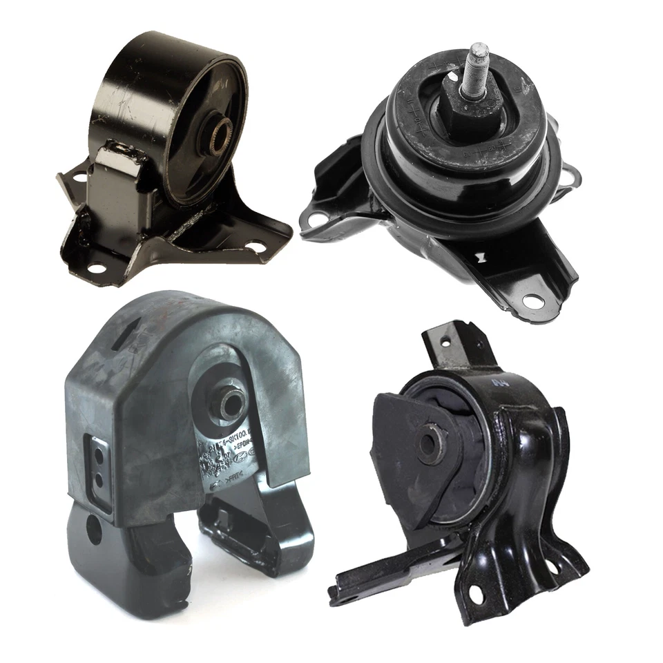 Montaje de motor y transmisión delantero y trasero 4 piezas. Hyundai Sonata 2009-2010 2,4 L Foto 2 de 4