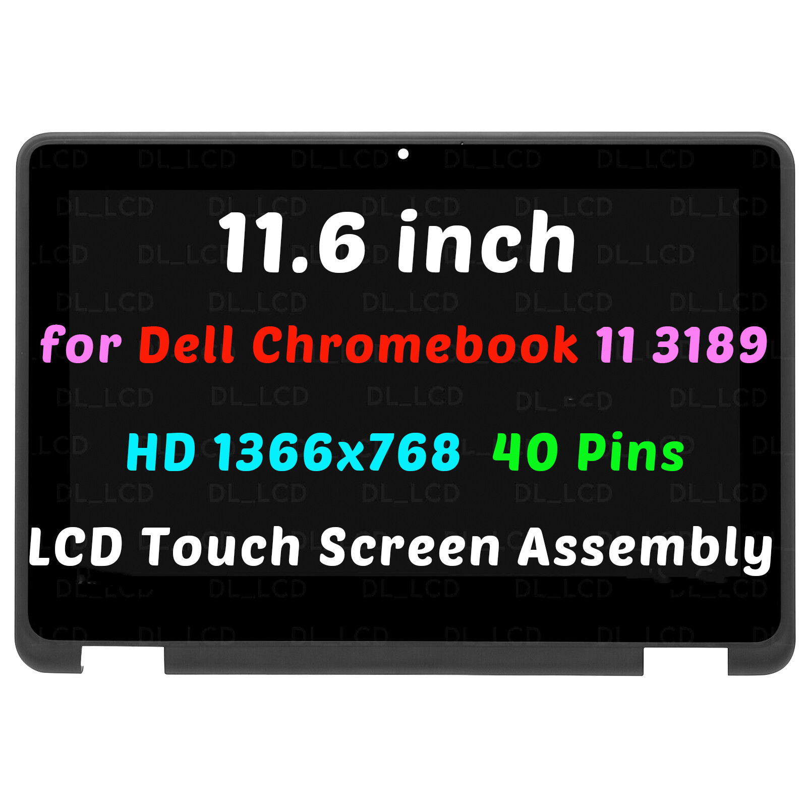 11.6 LED LCD Dalle Ecran Tactile Digitizer pour Lenovo N22 Chromebook