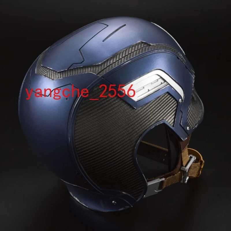 US STOCK! Casco del Capitán América Máscara Facial 1/1 Usable Cosplay Tocado NUEVO Foto 3 de 4