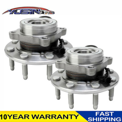 Front Wheel Bearing and Hub Set For Avalanche Silverado Sierra Yukon XL 2500 4WD