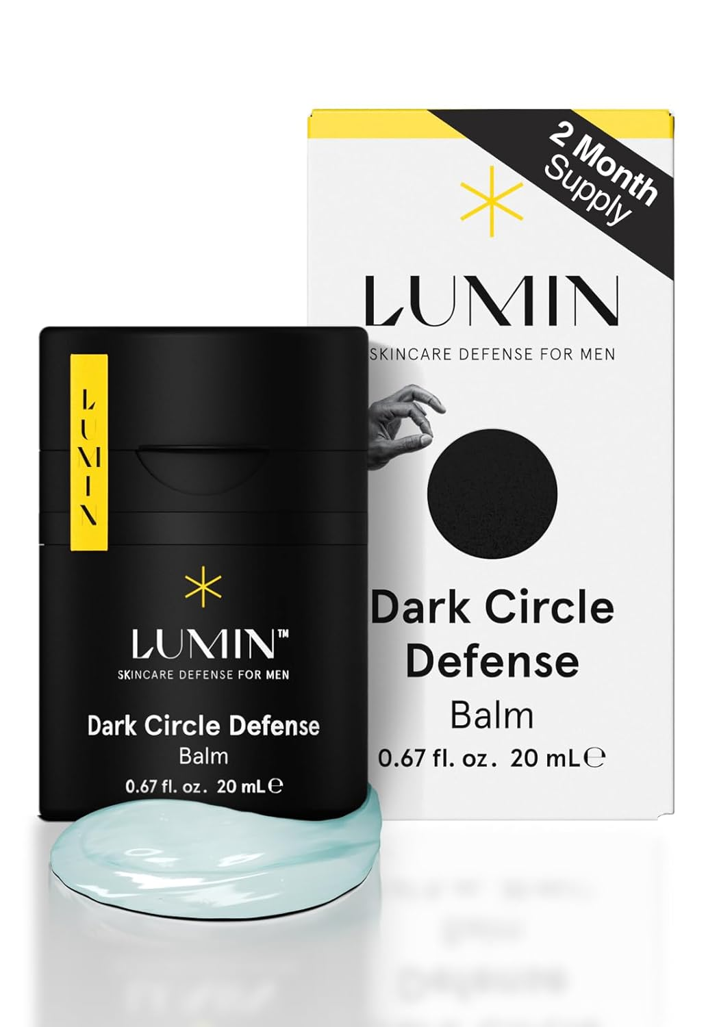 - Men'S Dark Circle Defense Balm - Anti-Aging Korean Formulated Eye Cream Treatm