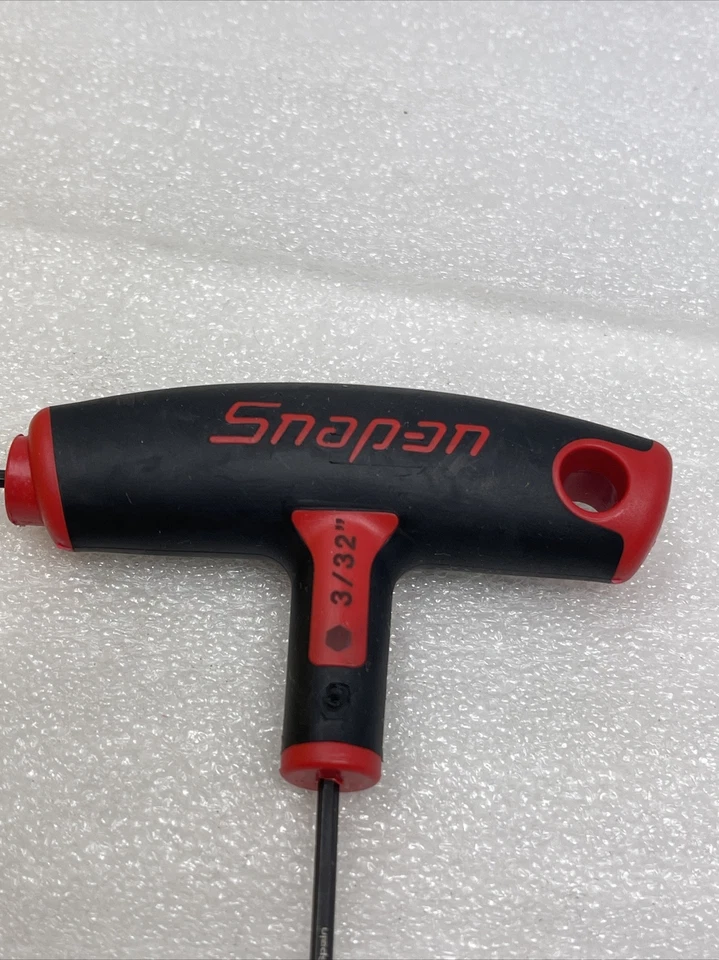 Snap-On 3/32” T-Shaped L-Shaped Combination Hex Wrench, AWSG06, New - Image 2 of 4