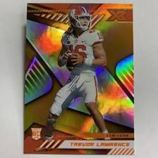 2021 Panini Chronicles Draft Picks XR Trevor Lawrence Orange Rookie #179