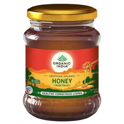Energy Support Mens Organic India Wild For Honey 250ml/8oz 100% Netural