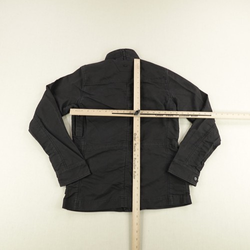 G Star Raw Jacket Mens Medium Black Correct City Overshirt Utility Field Coat - Picture 8 of 12