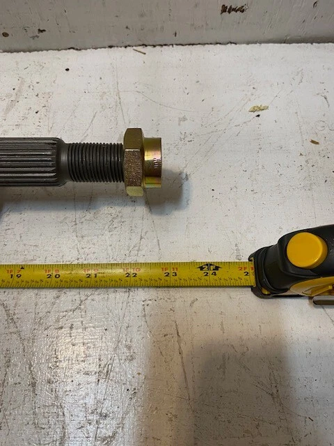 CV Axle BT-27 23" Long 26-Spline End 29mm ID 5" Shaft 27-Spline 24mm Thread End - Image 3 of 4