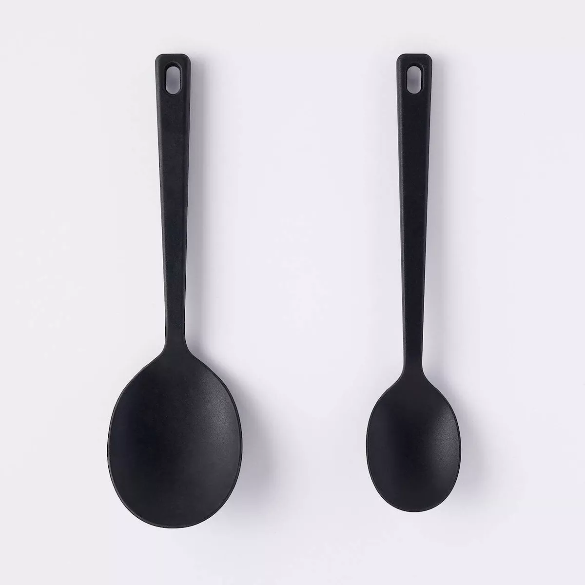 MUJI Silicone Cooking Spoon Small 25cm Black